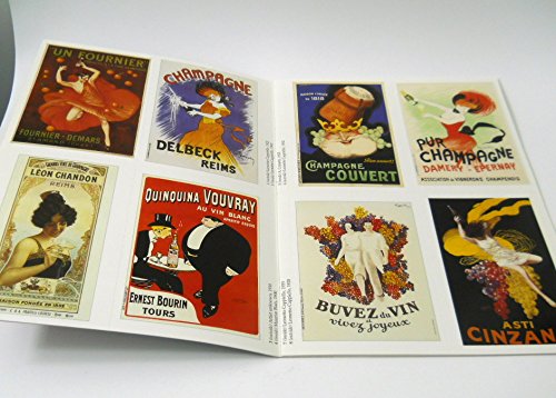 Wine and Champagne: 24 Cards (Dover Postcards),Used