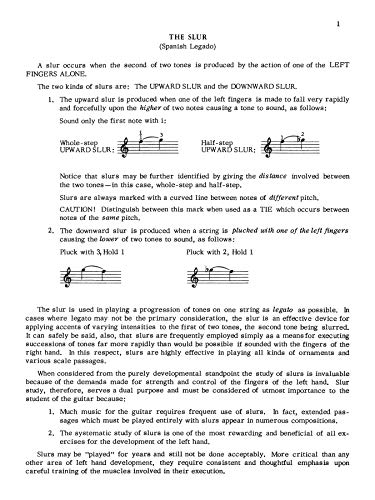 Classic Guitar Technique  Supplement 1: Slur, Ornament, and Reach Development Exercises (Shearer Series),Used