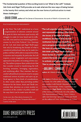 Arts of the Political: New Openings for the Left,Used