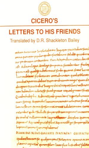 Cicero'S Letters To His Friends (Society For Classical Studies Classical Resources),Used