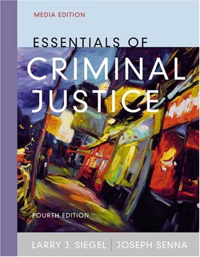 Essentials of Criminal Justice (with InfoTrac) (Available Titles CengageNOW),Used