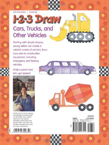 1 2 3 Draw Cars, Trucks, and Other Vehicles: A StepByStep Guide,Used