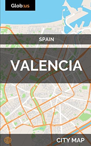 Valencia, Spain City Map,Used