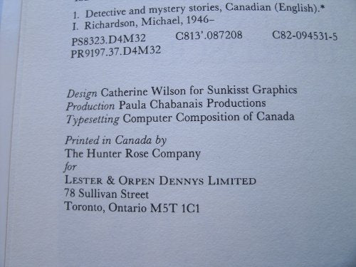 Maddened by Mystery: A Casebook of Canadian Detective Fiction,Used