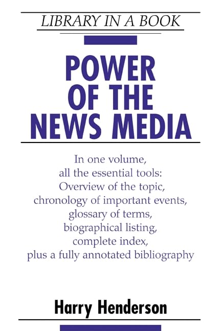 Power Of The News Media (Library In A Book),New