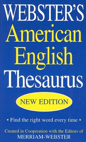 Webster'S American English Thesaurus,Used
