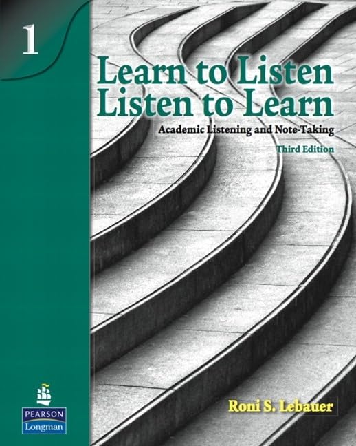 Learn to Listen, Listen to Learn 1: Academic Listening and NoteTaking,Used