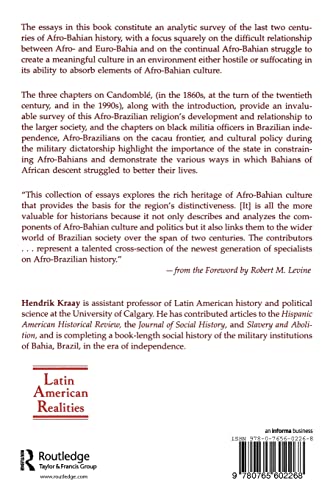 AfroBrazilian Culture and Politics: Bahia, 1790s1990s (Latin American Realities),Used