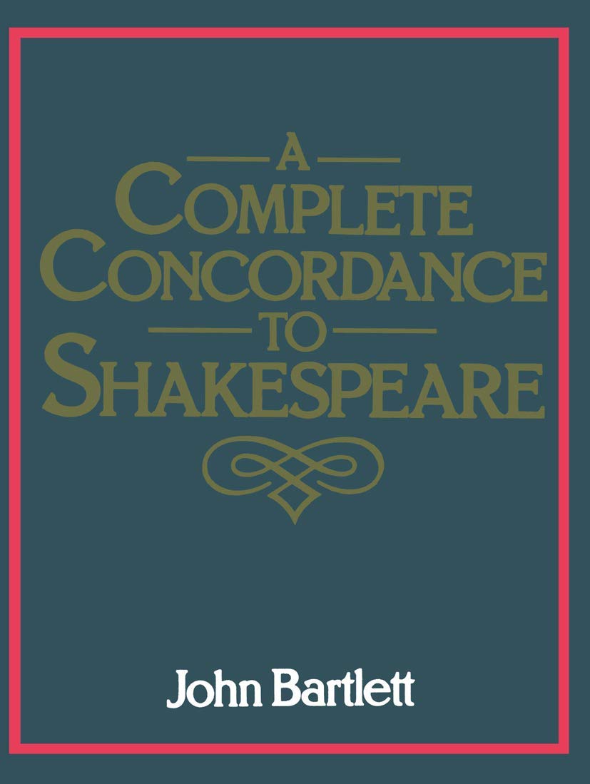 A Complete Concordance To Shakespeare,Used