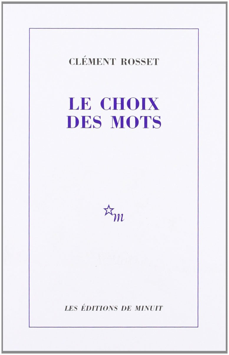 Le choix des mots,Used