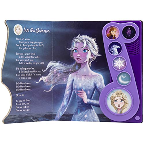 Disney Frozen 2 Elsa, Anna, Olaf, And More!  Into The Unknown Little Music Note Sound Book  Pi Kids (Playasong),Used
