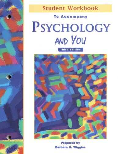 Psychology And You Student Workbook,Used