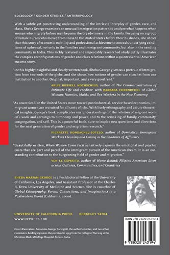 When Women Come First: Gender and Class in Transnational Migration,New