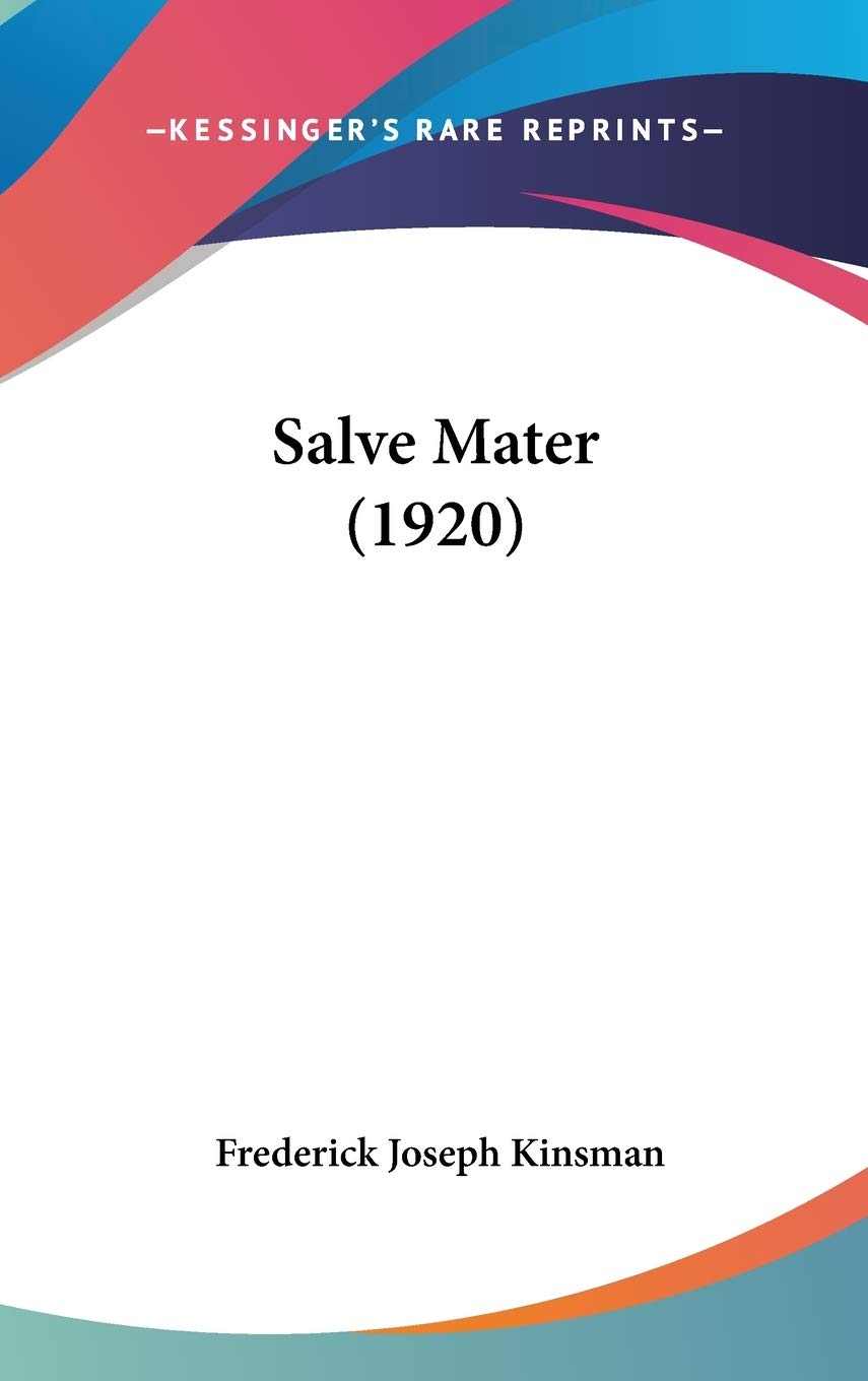 Salve Mater (1920),New
