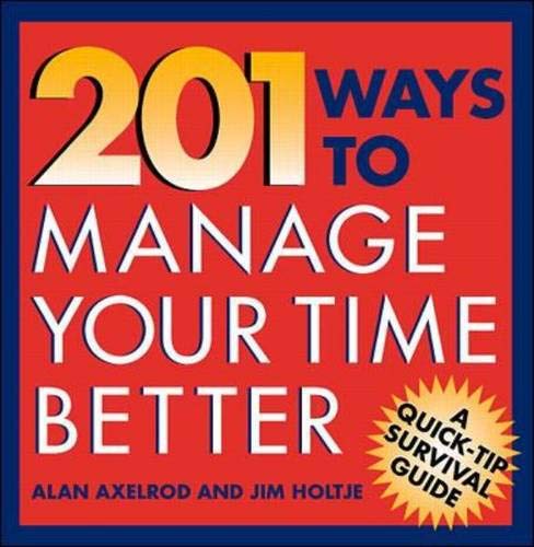201 Ways to Manage Your Time Better,Used