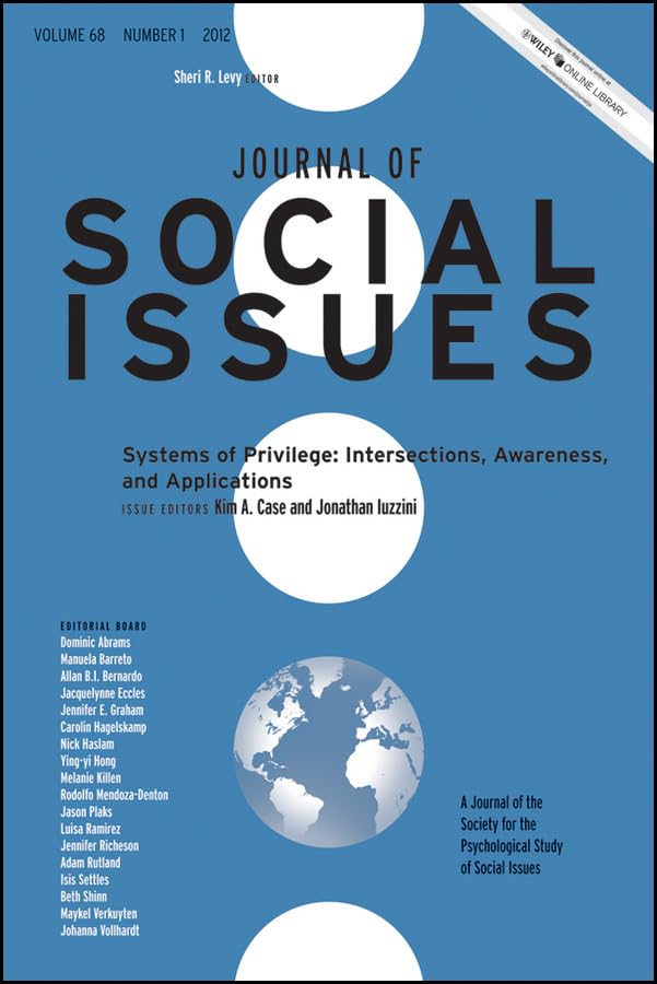 Systems Of Privilege: Intersections, Awareness, And Applications,Used