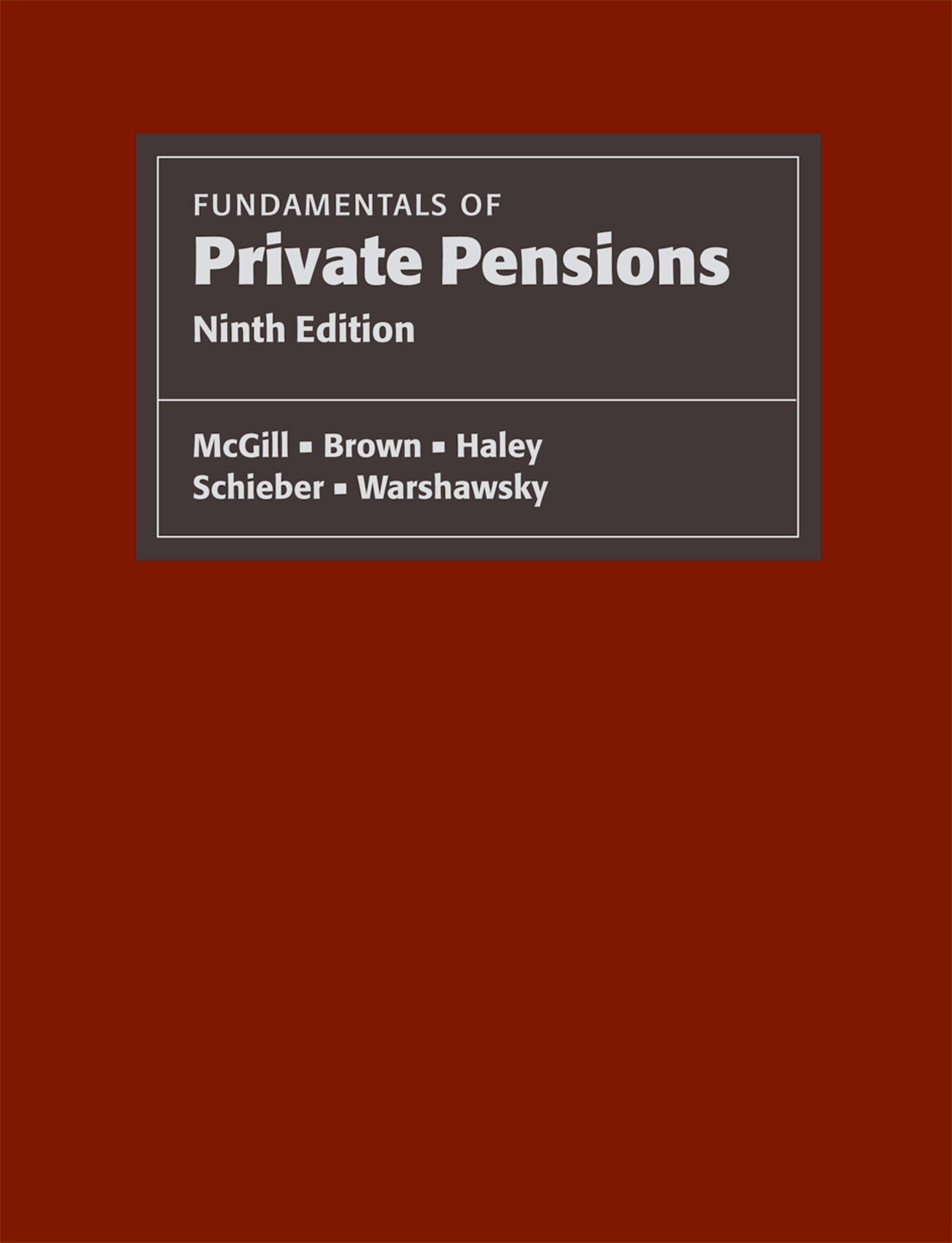 Fundamentals Of Private Pensions