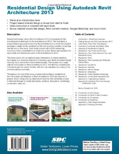 Residential Design Using Autodesk Revit Architecture 2013,Used