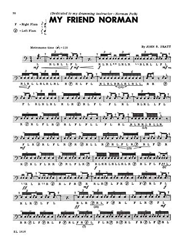 14 Modern Contest Solos: For Snare Drum,New