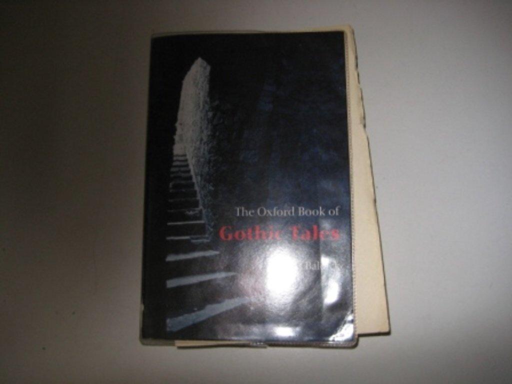 The Oxford Book of Gothic Tales (Oxford Books of Prose),Used