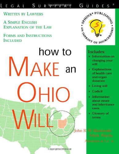 How to Make an Ohio Will (Legal Survival Guides),Used