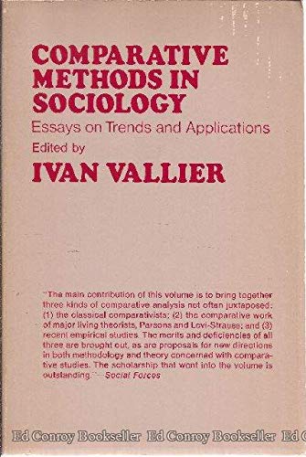 Comparative Methods In Sociology: Essays On Trends And Applications,Used