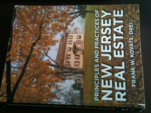 Principles And Practices Of New Jersey Real Estate,Used