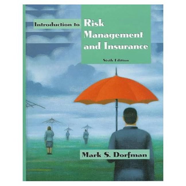 Introduction To Risk Management And Insurance (6Th Edition),New