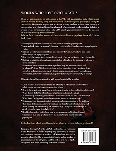 Women Who Love Psychopaths: Inside The Relationships Of Inevitable Harm With Psychopaths, Sociopaths & Narcissists,New