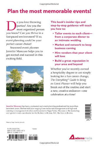The Everything Guide to Being an Event Planner: Insider Advice on Turning Your Creative Energy into a Rewarding Career,Used