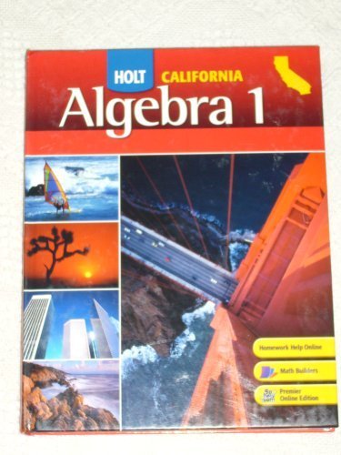 Holt Algebra 1 California,Used