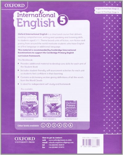 Oxford International Primary English Student Workbook 5,Used