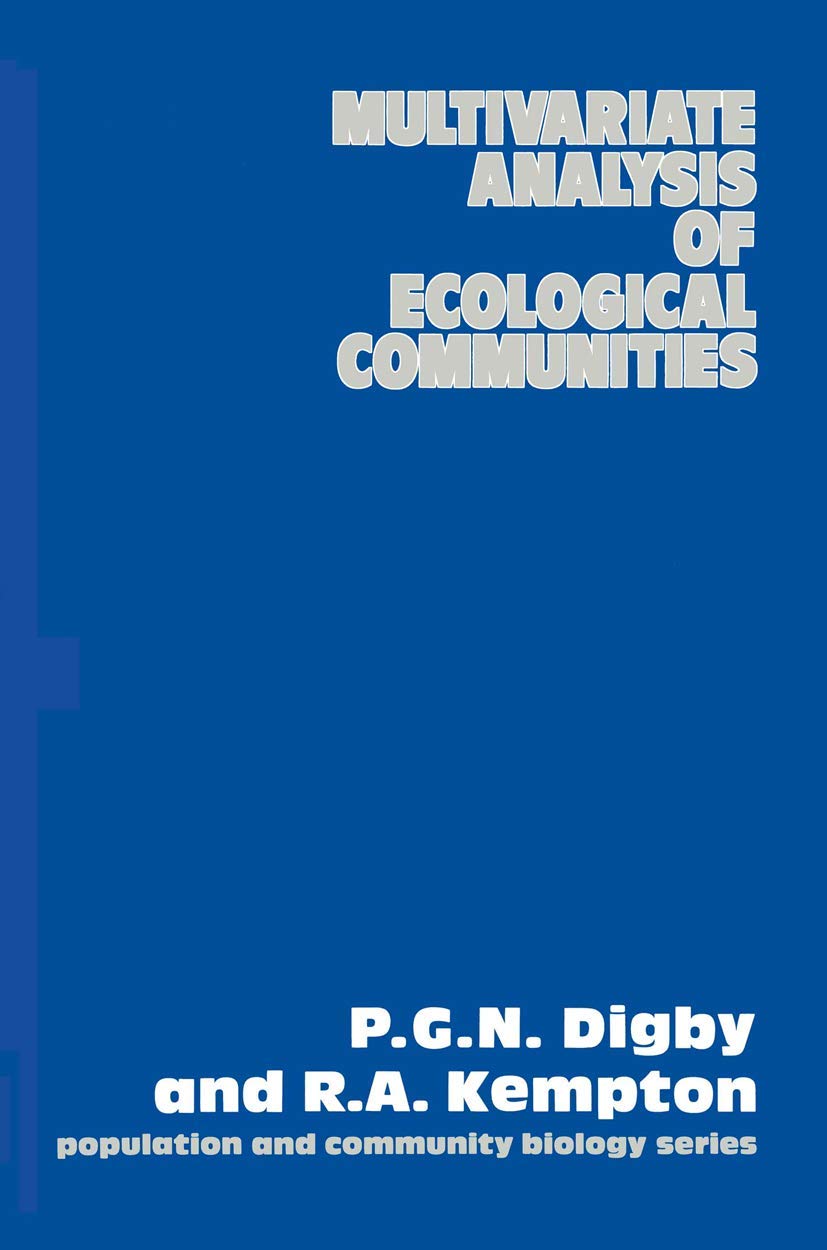 Multivariate Analysis of Ecological Communities (Population and Community Biology Series, 5),Used