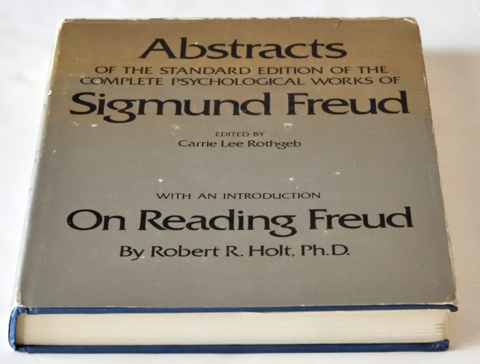 Abstracts of the Standard Edition of the Complete Psychological Works of Sigmund Freud,Used