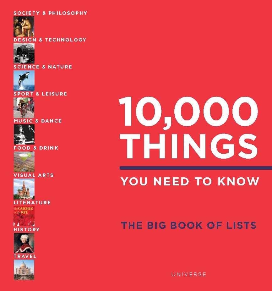 10,000 Things You Need To Know: The Big Book Of Lists,New