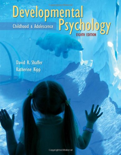 Developmental Psychology: Childhood And Adolescence,New