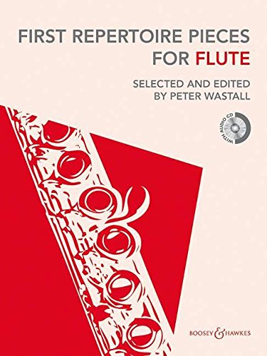 First Repertoire Pieces for Flute: 22 Pieces with a CD of Piano Accompaniments and Backing Tracks,Used
