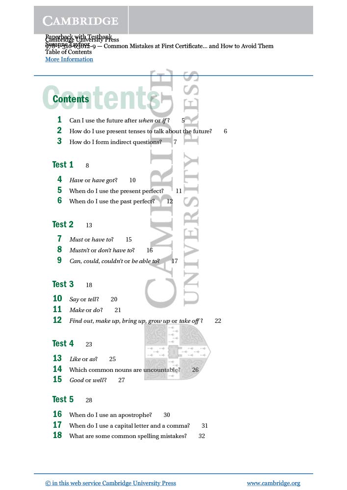 Common Mistakes At First Certificate And How To Avoid Them,Used