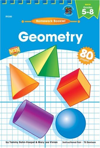 Geometry Homework Booklet, Grades 5  8 (Homework Booklets),Used