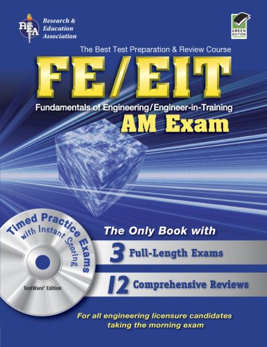 FE  EIT: AM (Engineer in Training Exam) w/CDROM (Engineering (FE/EiT) Test Preparation),Used