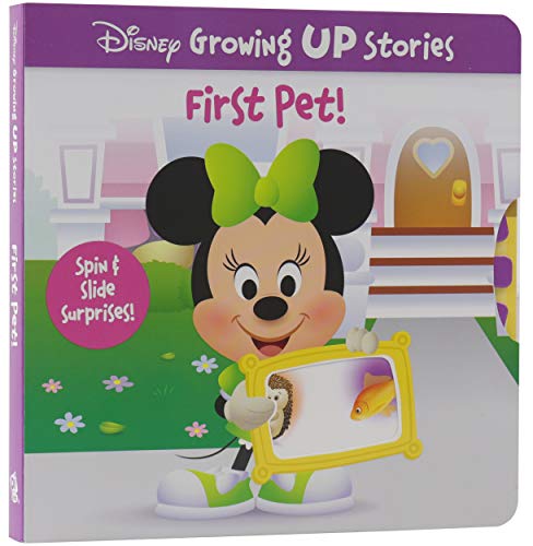 Disney Growing Up Stories with Minnie Mouse  First Pet!  Spin& Slide Surprise!  PI Kids,Used