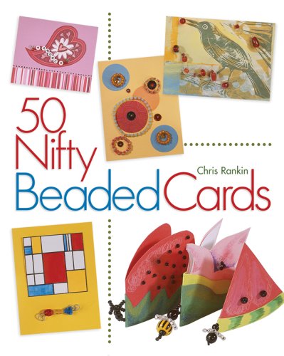50 Nifty Beaded Cards,Used