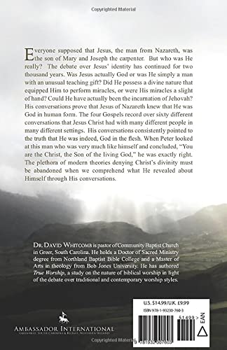 You Are the Christ: Discovering the Man from Nazareth Through His Conversations,Used