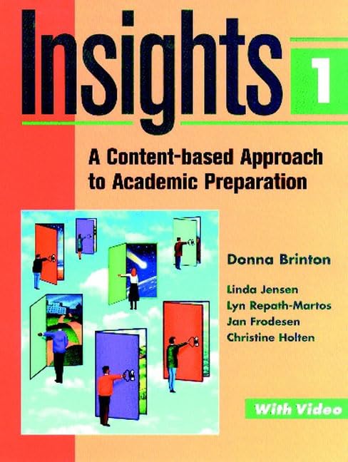Insights 1: A Contentbased Approach to Academic Preparation (Longman Academic Preparation Series),Used