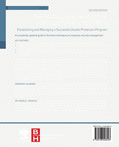 The Manager's Handbook for Corporate Security: Establishing and Managing a Successful Assets Protection Program,Used
