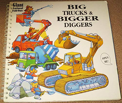 Big Trucks and Bigger Diggers (Giant Foldout Books),New