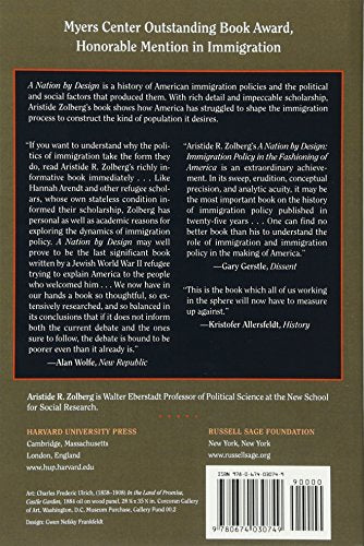 A Nation by Design: Immigration Policy in the Fashioning of America,Used