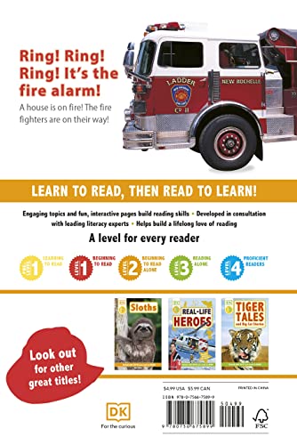 DK Readers L2: Fire Fighter! (DK Readers Level 2),Used