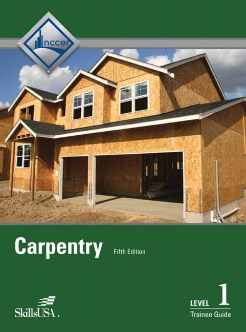 Carpentry Level 1 Trainee Guide Hardcover,Used