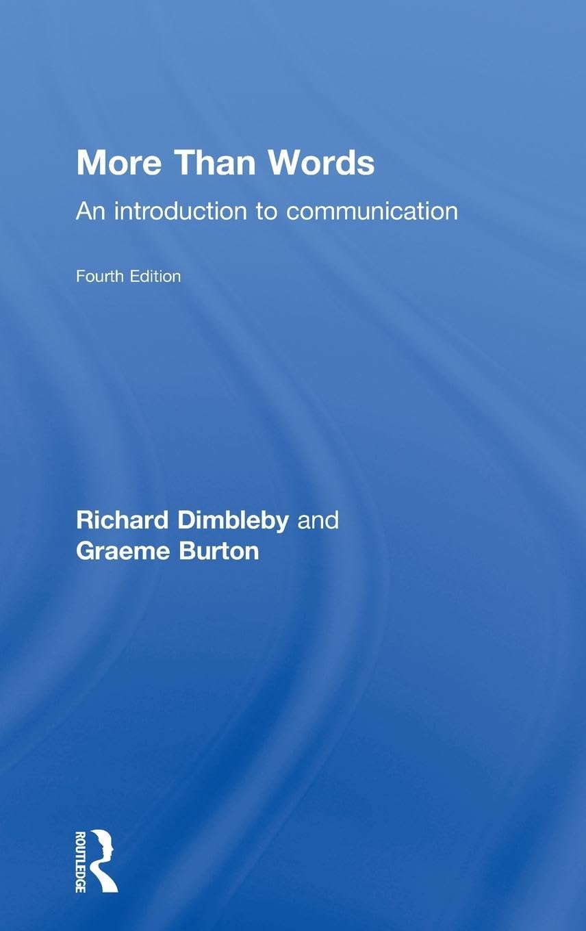 More Than Words: An Introduction To Communication,Used